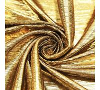 Cotton Fabric Luxurious Stretch Metallic Fabric DIY Handmade Cloth Wedding Dress Making Upholstery Fabric 143cm Wide Polyester Shining Fabric by The Metre