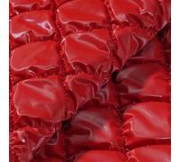 Cotton Fabric Matte PU Leather Quilting Ultrasonic Embossing Fabric, Quilted Cotton Composite for Clothing Luggage, 137cm Width for Needlework(Color-05,100cm x 137cm)