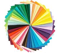 Cotton Fabric Squares for Sewing - 50 PCS 10 x 10 cm Precut Quilting Fabric - Mixed Color Patchwork Fabric Bundle - Fabric Squares for DIY Crafts, Embroidery and Sewing Projects