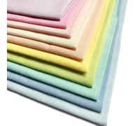 Cotton Fabric Squares Patchwork Bundle for Embroidery,Solid Colors DIY Handmade Upholstery Fabric for Home Crafts Sewing Garment Quilting (10,50x50cm)