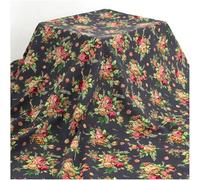 Cotton Fabric Vintage Floral Quilting Fabric by The Metre,145cm Wide DIY Craft Project Costume Home Tablecloth Curtain Upholstery Fabric (Grey)