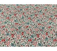 Cotton Fabrics, Fabrics by the Metre, Liberty Flowers Multicolour, Dress Fabrics, Spring Fabrics, 1 m x 140 cm, Children's Fabrics, Free Shipping