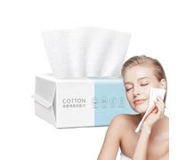 Cotton Face Towels | Large Super Soft Wipes for Face | Makeup Remover Wipes Lint Free Face Towel for Sensitive Makeup Removal Cleansing Care Travel