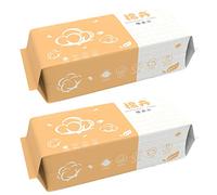 Cotton Facial Dry Wipes 120 Count, Deeply Cleansing Disposable Face Towel Cotton Tissue, Multi-Purpose for Skin Care, Make-up Wipes, Face Wipes and Facial Cleansing