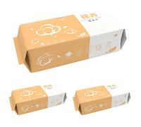 Cotton Facial Dry Wipes 120 Count, Deeply Cleansing Disposable Face Towel Cotton Tissue, Multi-Purpose for Skin Care, Make-up Wipes, Face Wipes and Facial Cleansing