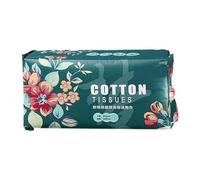 Cotton Facial Tissues - Thickened Cotton Face Towels with Pearl Pattern | Hygienic Face Wipes, Cotton Wipes Safe for Sensitive Skin, Makeup Remover Soydan