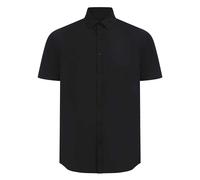 Cotton Feel CoolPlus Short-Sleeved Formal Shirt Henbury Black M