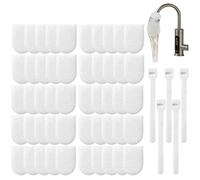 Cotton Filter Bag for Faucet, Universal Cotton Filter Bags, Splash-Proof Filters Bags for Kitchen Sink & Bathrooms, Filters All the Scale,Sand,and Sediments