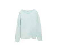 Cotton Fine Striped Women's Pull Tom Tailor Bleu L