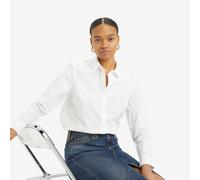 Cotton Fitted Blouse Bright White