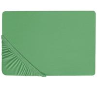 Fitted Sheet JANBU Cotton 180 x 200 cm Green