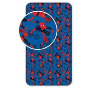 Cotton Fitted Sheet Spider-Man Blue Single