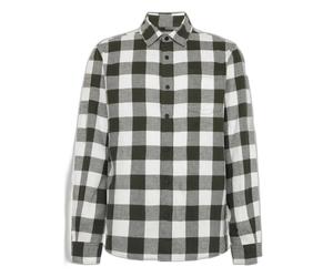 Cotton flannel checked shirt KnowledgeCotton Apparel - GOTS Vert 2XL