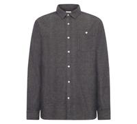 Cotton flannel shirt KnowledgeCotton Apparel Fishbone - GOTS Bleu S