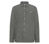 Cotton flannel shirt KnowledgeCotton Apparel Fishbone - GOTS Gris 3XL