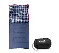 Cotton Flannel Sleeping Bag for Adults & Kids, 3 Season Waterproof Warm Camping Sleeping Bag with Soft Lining, Lightweight Connectable Single Sleeping Bags with Compression Sack for Camping Hiking