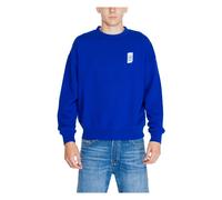 Cotton Fleece Mens Jumper - male - Replay - Sweatshirts - Blue - S - Sweatshirts & Hoodies S