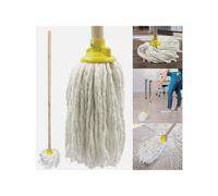 Cotton Floor Mop Head with Handle String Kitchen Absorbent Heavy Duty