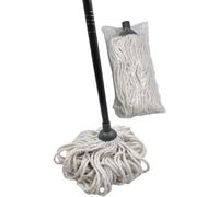 Cotton Floor Mops with Super Absorbent Cotton Mop Head, 110cm Metal Handle and Extra Mop Head Refill Effective Cleaning Mop For Home & Commercial Use