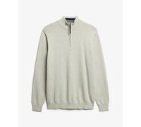 Cotton funnel neck jumper Superdry Essentials Gris S