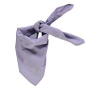 Cotton Gauze Embroidered Sunflower Scarf Lavender one size