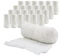 Cotton Gauze Roll, Kerlix Gauze Bandage Rolls, 24 Rolls 4" x 12 Feet Extra Absorbency Medical Gauze Bandage 6 Ply Latex Free Each Roll Individually Wrapped Hospital Quality