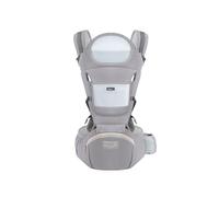 (Cotton Gray) Baby Carrier Ergonomic Infant Multifunctional Waist Stool Newborn To Toddler Multi-use Before and After Kangaroo Bag Accessories