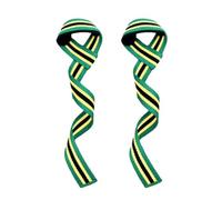 Cotton Gym Straps for Deadlift,Padded Wrist Support,Green with black | 100% cotton,extra long,padded wrist support,for men and women,heavy lifting,secure grip,durable stitching