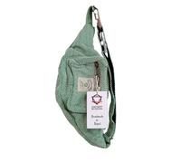 Cotton Hemp Style Belt (or Fanny) Bag - Sage