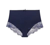Cotton High Waisted Knickers for Women Underwear Top Full Coverage Briefs Soft Stretch Pants Ladies Ideal for Daily Wear (Navy, XXL)
