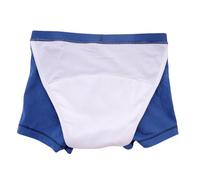 Cotton Incontinence Care Pants, 50ml/250ml Large Area Absorbent Pads, Leakproof Heavy Flow Underwear, Incontinence Protection Knickers Dry and Secure with Odor ControlMen's Blue,L 250ml