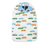 Cotton Infant Back Towel for Daily Use High Absorbency Shoulder Pad Cloth Cartoon Print Breathable Fabric Breathable Toddler Back Towel