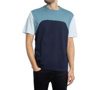 Cotton Jersey Colour Block T-shirt Blue/Marine S