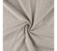 Cotton Jersey Spandex Stretch Dress Fabric Material - Grey, 1Mtr 160cm x 100cm