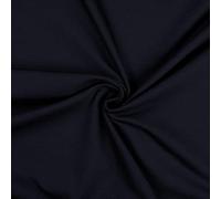Cotton Jersey Spandex Stretch Dress Fabric Material - Navy, 1Mtr 160cm x 100cm