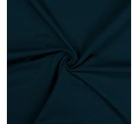 Cotton Jersey Spandex Stretch Dress Fabric Material Petrol, 1Mtr 160cm x 100cm