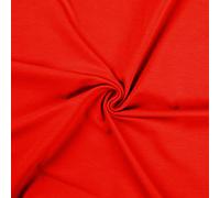 Cotton Jersey Spandex Stretch Dress Fabric Material - RED, 1/2Mtr 160cm x 50cm
