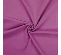 Cotton Jersey Spandex Stretch Dress Fabric Material - Violet, 1Mtr 160cm x 100cm