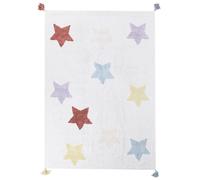 Cotton Kids Area Rug Stars Print 140 x 200 cm Multicolour MEREVI