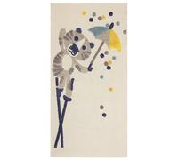 Cotton Kids Rug Animal Print 80 x 150 cm Beige SINGKIL
