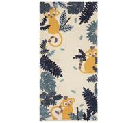 Cotton Kids Rug Animal Print 80 x 150 cm Multicolour NAIBOS