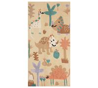 Cotton Kids Rug Animal Print 80 x 150 cm Multicolour STABAT