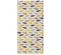 Cotton Kids Rug Fish Print 80 x 150 cm Multicolour IPUH