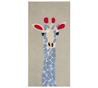 Cotton Kids Rug Giraffe Print 80 x 150 cm Multicolour SAKUBO