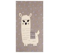 Kids Rug LUBUK Brown 80 x 150 cm Cotton