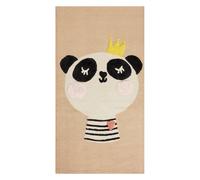 Cotton Kids Rug Panda Print 80 x 150 cm Beige BUNAN