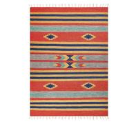 Cotton Kilim Area Rug 140 x 200 cm Multicolour HATIS