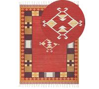 Rug PARAKAR Multicolour 160 x 230 cm Cotton Kilim