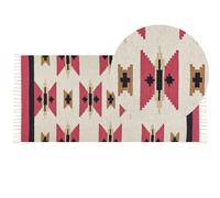 Cotton Kilim Area Rug 80 x 150 cm Multicolour GARNI