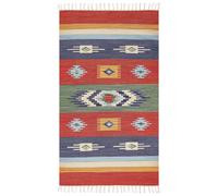Cotton Kilim Area Rug 80 x 150 cm Multicolour KAMARIS